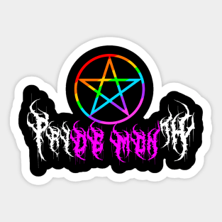 Pride pentacle Sticker